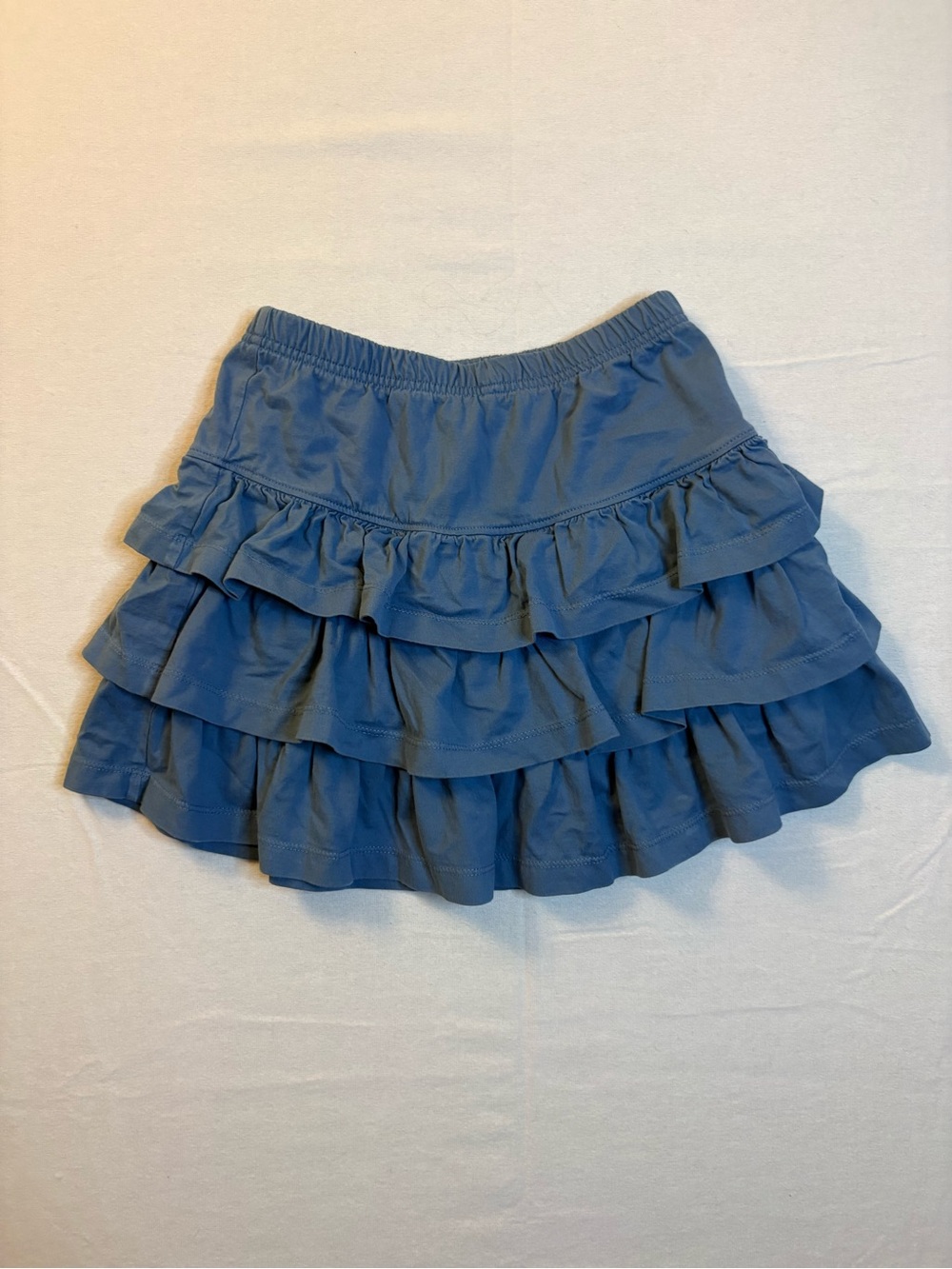 Hanna Andersson Blue Layered Ruffle Skort